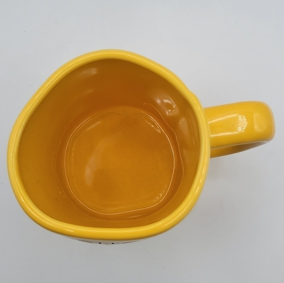 Rae Dunn Ghouls Night Out Yellow Ceramic Coffee Mug - Picture 2 of 4